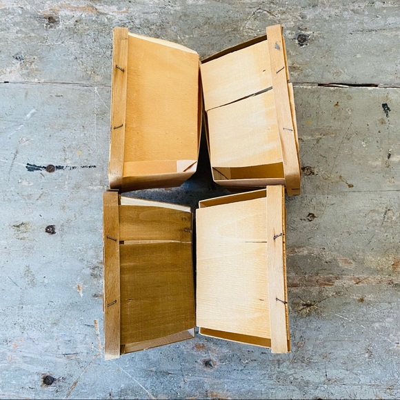 ♥️ Vintage ♥️ Brown Berry Baskets Lot - Picture 6 of 6